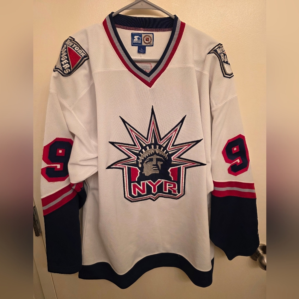 Starter New York Rangers Wayne Gretzky Jersey